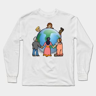 Save Earth Design Long Sleeve T-Shirt